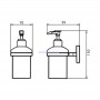 Дозатор для жидкого мыла Lidz (CRG) 115.02.02