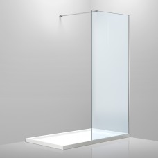 Душевая перегородка - стенка боковая + профиль VOLLE Walk-In 100x200 см (18-08-100H) стекло 8 мм