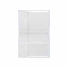 Душевая дверь в нишу Qtap Pisces WHI2012-13.CP5 120-130x185 см, стекло Pattern 5 мм