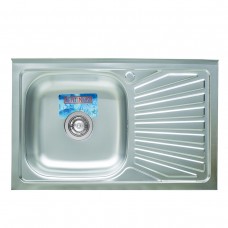 Кухонная мойка из нержавеющей стали Platinum ДЕКОР 8050 R (0,7/160 мм)