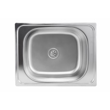 Кухонная врезная мойка из нержавеющей стали Platinum САТИН 4050 (0,5/160 мм)