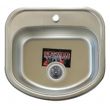Кухонна мийка з нержавіючої сталі Platinum 4947 ПОЛІРУВАННЯ (0,8/180 мм)