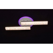 Люстра светодиодная акриловая с подсветкой Valeso V 3445-2С-TL WH с пультом