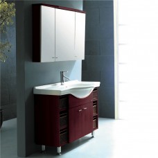 GSP04, CRW, комплект мебели для ванной, бордовый