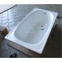 Ванна сталева прямокутна 105х65 см (2,5 мм) без ніжок