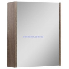 Шкаф навесной зеркальный VERONA ЗШ 50 см трюфель