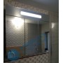 Зеркальный шкаф в ванную комнату с подсветкой 90 см ЮВВИС Марко Z-90 светильник LED