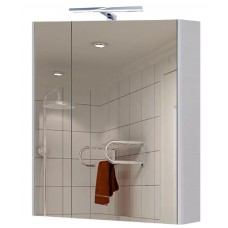Зеркальный шкаф в ванную комнату 70 см с подсветкой ЮВВИС Эльба Z-70 (светильник LED)
