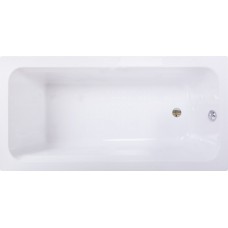 Ванна акриловая SHOWER 120х70 см с ножками и сифоном SW-6872 (С15251)